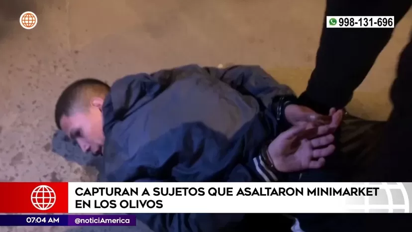 Los Olivos: Policía frustró asalto a minimarket tras balacera