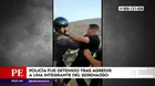 Los Olivos: Policía fue detenido tras agredir a mujer miembro de Serenazgo