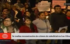 Los Olivos: realizan reconstrucción por crimen de suboficial Brenda Ñahuis - Noticias de brenda-matos
