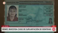 Los Olivos: Reniec investiga caso de suplantación de identidad