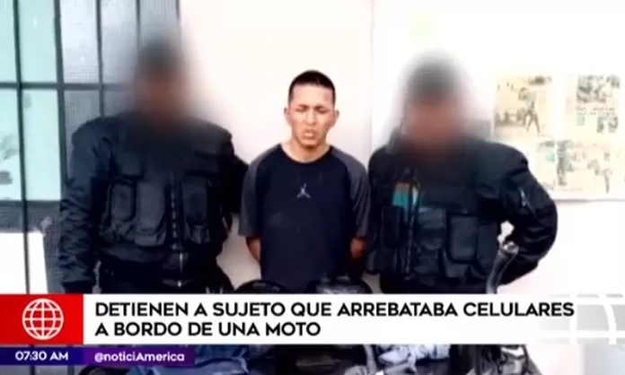 Los Olivos Serenos Capturan A Delincuente Que Robaba En Una Moto A Transeúntes América Noticias 4032