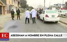 Los Olivos: sicario asesinó a hombre en la av. Naranjal - Noticias de martha-chavez