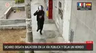 Los Olivos: sicario desata balacera y deja un herido