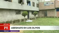 Asesinato en Los Olivos. Foto y video: América Noticias