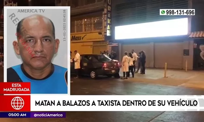 Los Olivos: Sujetos mataron a balazos a taxista dentro de su vehículo