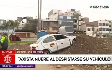 Los Olivos: Taxista muere al despistarse su vehículo - Noticias de los-olivos