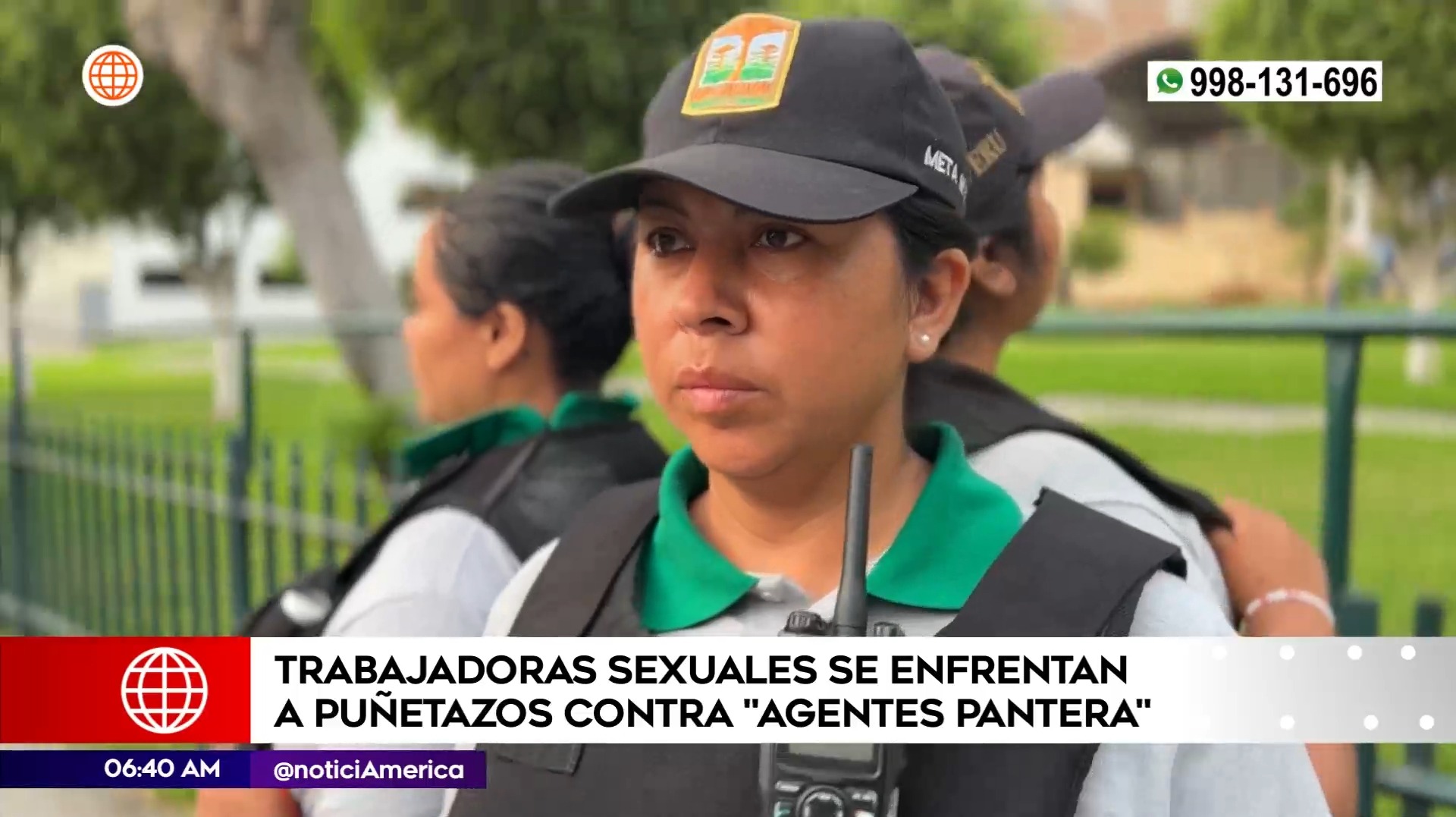 Meretrices agreden a agentes de Los Olivos. Foto: América Noticias