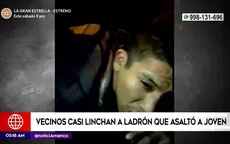 Los Olivos: Vecinos casi linchan a ladrón que asaltó a joven - Noticias de ladrones