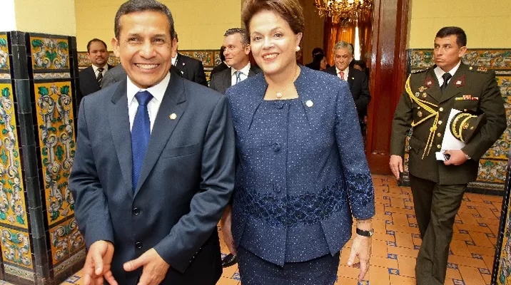 Humala y Rousseff se reunieron cuando ambos eran presidentes / Foto de archivo: Andina Humala y Rousseff se reunieron cuando ambos eran presidentes / Foto de archivo: Andina