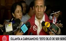 Ollanta Humala: Se está haciendo un linchamiento a mi familia - Noticias de linchamientos