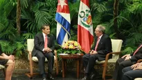 Ollanta Humala y Raúl Castro. Foto: Presidencia