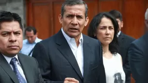 Ollanta Humala y Nadine Heredia. Foto: Andina