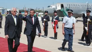 El mandatario viaj&oacute; junto al Ministro de Econom&iacute;a, Alonso Segura.