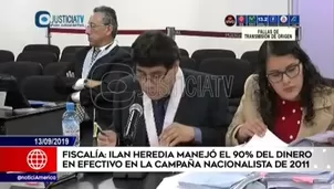 Fiscalía: Ilan Heredia manejó 90% del dinero en efectivo en campaña nacionalista del 2011. Foto y video: América Noticias