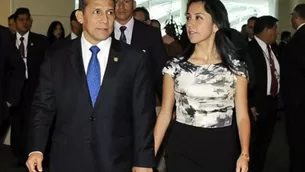 Ollanta Humala y Nadine Heredia. Foto: Andina