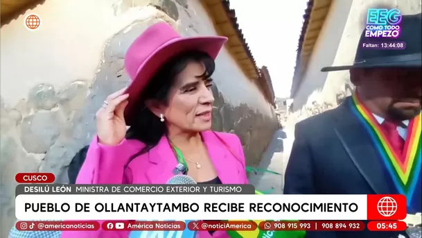 Cusco: Ollantaytambo recibe Jerarquía 4 como destino turístico nacional. Foto: América Noticias