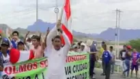 Protesta en Olmos.