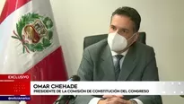 Omar Chehade, presidente de la Comisión de Constitución