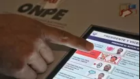 ONPE aplicará voto electrónico solo en 19 distritos este 10 de abril