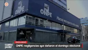 Fallas en equipos y pérdida de actas marcan una jornada de caos que deja a la ONPE bajo investigación. Video: Cuarto Poder