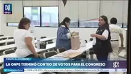 ONPE concluye escrutinio y define nuevo Congreso bicameral
