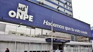 Denuncian irregularidades en la ONPE. Foto: Andina / Video: América TV