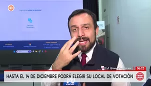 La ONPE informó que 1.2 millones de personas eligieron su local de votación para las elecciones 2026. / Video: América Noticias