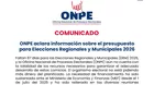 ¿Peligran las Elecciones RM 2026? La ONPE responde al MEF