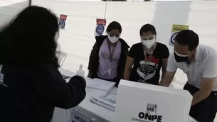 ONPE: Uso de mascarillas será opcional