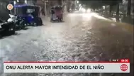 ONU advierte que el Fenómeno El Niño ya está presente y se intensificará en los próximos meses
