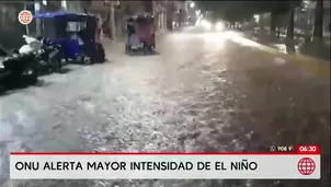 ONU advierte que el Fenómeno El Niño ya está presente y se intensificará en los próximos meses./ Video: América Noticias