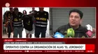 Operativo contra la organización criminal de alias El Jorobado