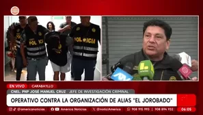 PNP desarticuló organización criminal de alias El Jorobado. Foto y video: AN