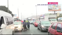 Las autoridades han desplegado efectivos policiales a lo largo de la Panamericana Sur y la vía auxiliar. / Video: Canal N