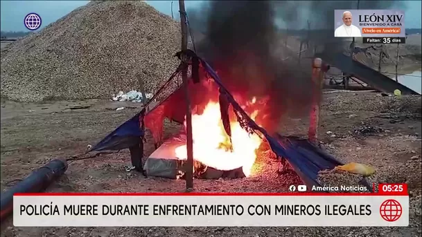 Operativo en Madre de Dios deja cuatro muertos y un policía herido. Foto: América Noticias