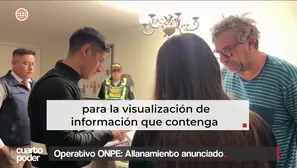 La fiscalía allanó la vivienda de Piero Corvetto y la sede de la ONPE tras detectar un presunto esquema delictivo para favorecer a la empresa Galaga. Video: Cuarto Poder