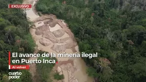 Minería ilegal en Puerto Inca