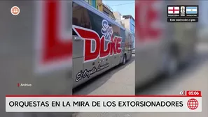 Orquestas de cumbia en la mira de los extorsionadores. Foto y video: América Noticias