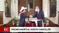 Diplomático Óscar Maúrtua juró como nuevo canciller. Video: América