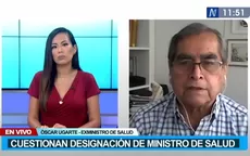 Óscar Ugarte: “El Ministerio de Salud se ha convertido en un botín político” - Noticias de hernando-cevallos