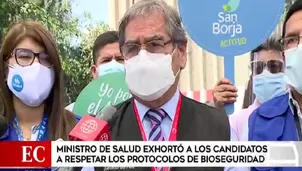 Óscar Ugarte, ministro de Salud. Video: América