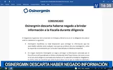 Osinergmin descarta haber negado información a la Fiscalía sobre derrame de petróleo  - Noticias de jorge-marticorena
