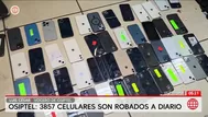 Osiptel informó que roban casi 4 mil celulares al día en el país