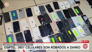 Osiptel informó que roban casi 4 mil celulares al día en el país. Foto y video: América Noticias