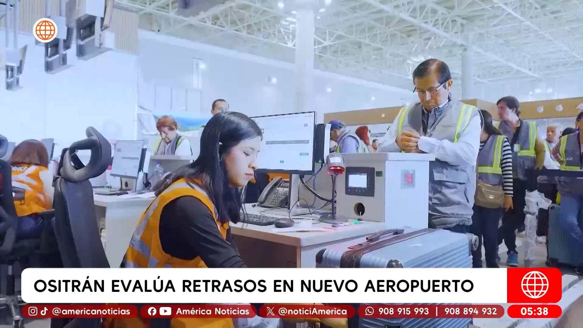 Ositrán evalúa retrasos en nuevo aeropuerto Jorge Chávez. Foto: América Noticias Ositrán evalúa retrasos en nuevo aeropuerto Jorge Chávez. Foto: América Noticias