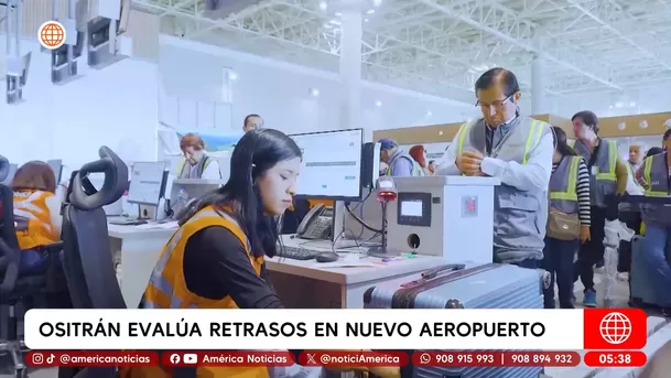 Ositrán evalúa retrasos en nuevo aeropuerto Jorge Chávez. Foto: América Noticias