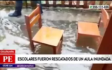 Oxapampa: escolares fueron rescatados de aula inundada - Noticias de colegio