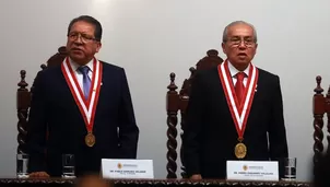 Pablo Sánchez y Pedro Chávarry. Foto: Andina