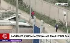 Pachacámac: Ladrones asaltan a vecina a plena luz del día - Noticias de agua