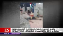  Ambas personas fueron auxiliadas por los bomberos y trasladados al hospital de emergencia de Villa El Salvador.